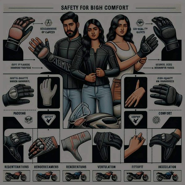 How to Choose the Right Motorcycle Gloves for Both Safety and Comfort?