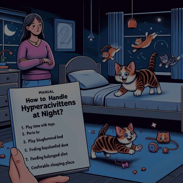 How to Address Nighttime Hyperactivity in Young Cats?
